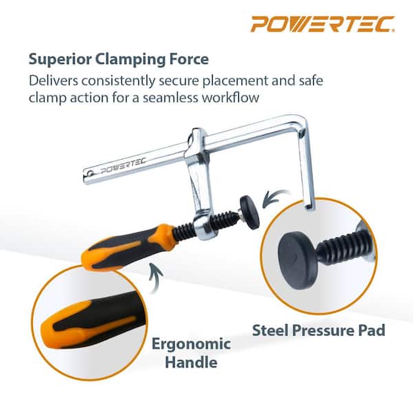 POWERTEC 110 in. Track Saw Guide Rail Kit for Festool and Makita
