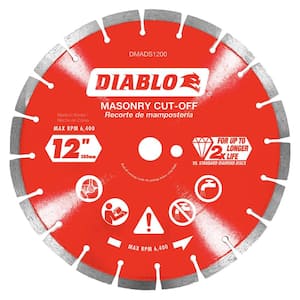 Diablo 4-1//2/" Turbo BLADE Diamond Masonry Cut-Off Blade DDD045TUR101C