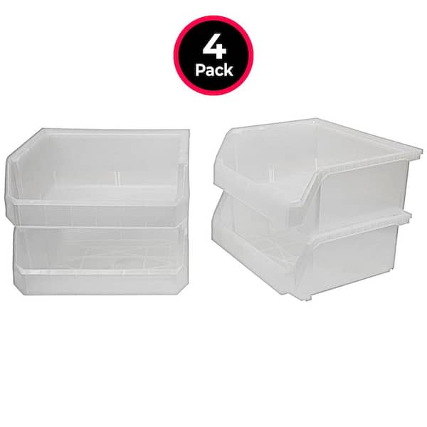 Akro-Mils Extra Large 14.75 L x 16.5 W x 7 H Clear Plastic
