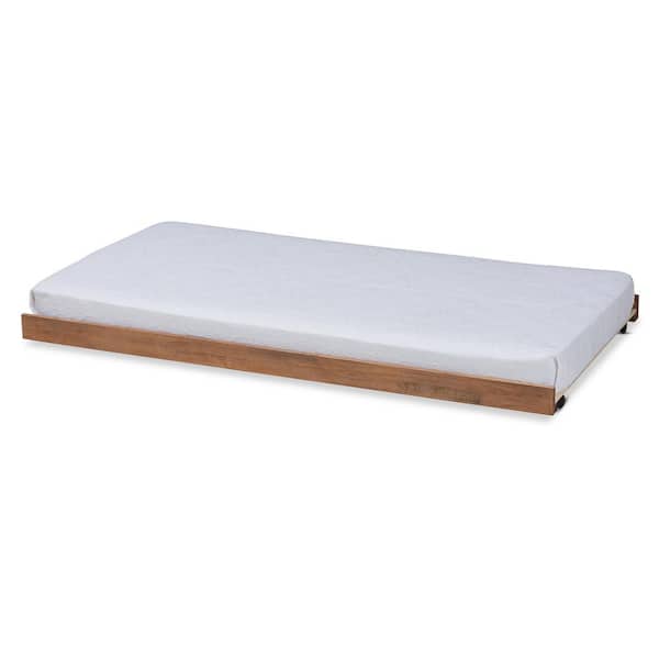 Baxton Studio Veles Ash Walnut Twin Trundle