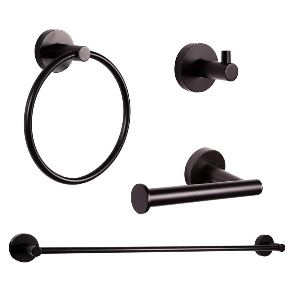 Design House 582759-MB Kelton Double Towel Bar Matte Black