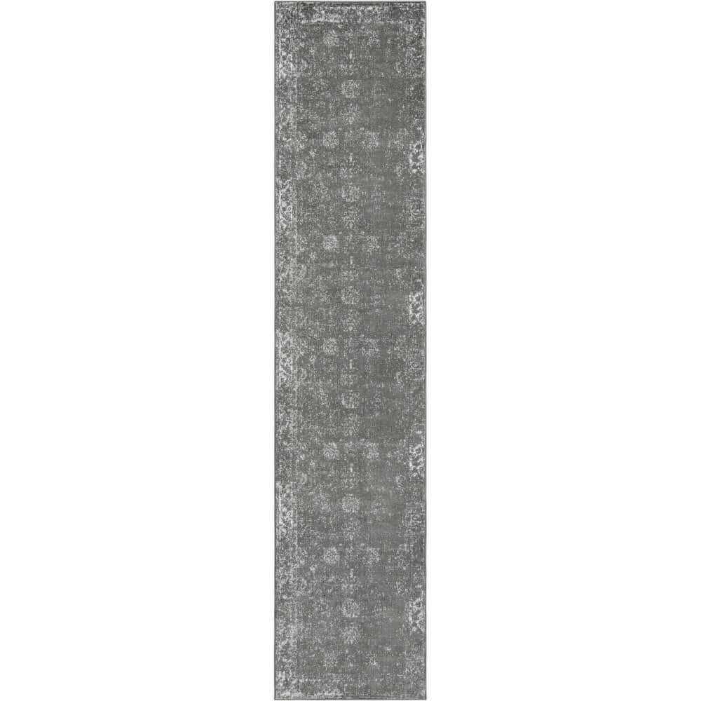 Sofia Casino Dark Gray 2 ft. 7 in. x 12 ft. Area Rug price history on PriceWatchPro