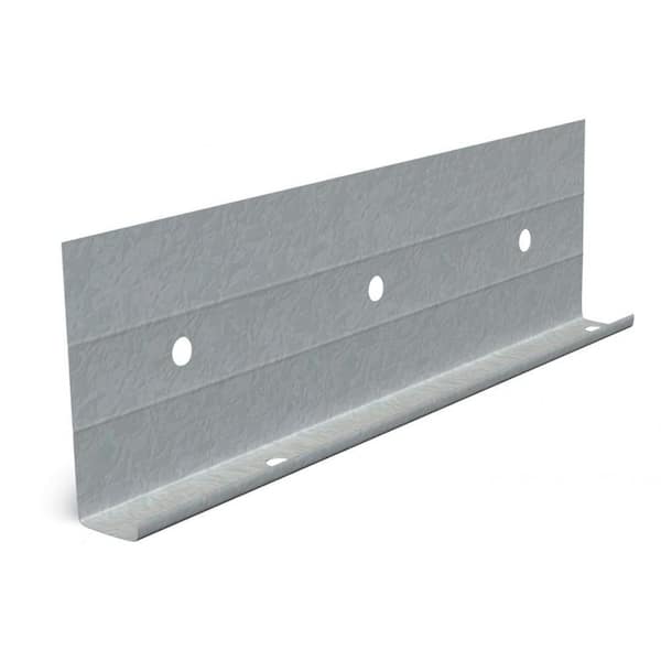 ClarkDietrich 1-3/8 in. x 10 ft. GALVANIZED 1-3/8" J-TRIM Low Back 1-7/8" with Weep Holes