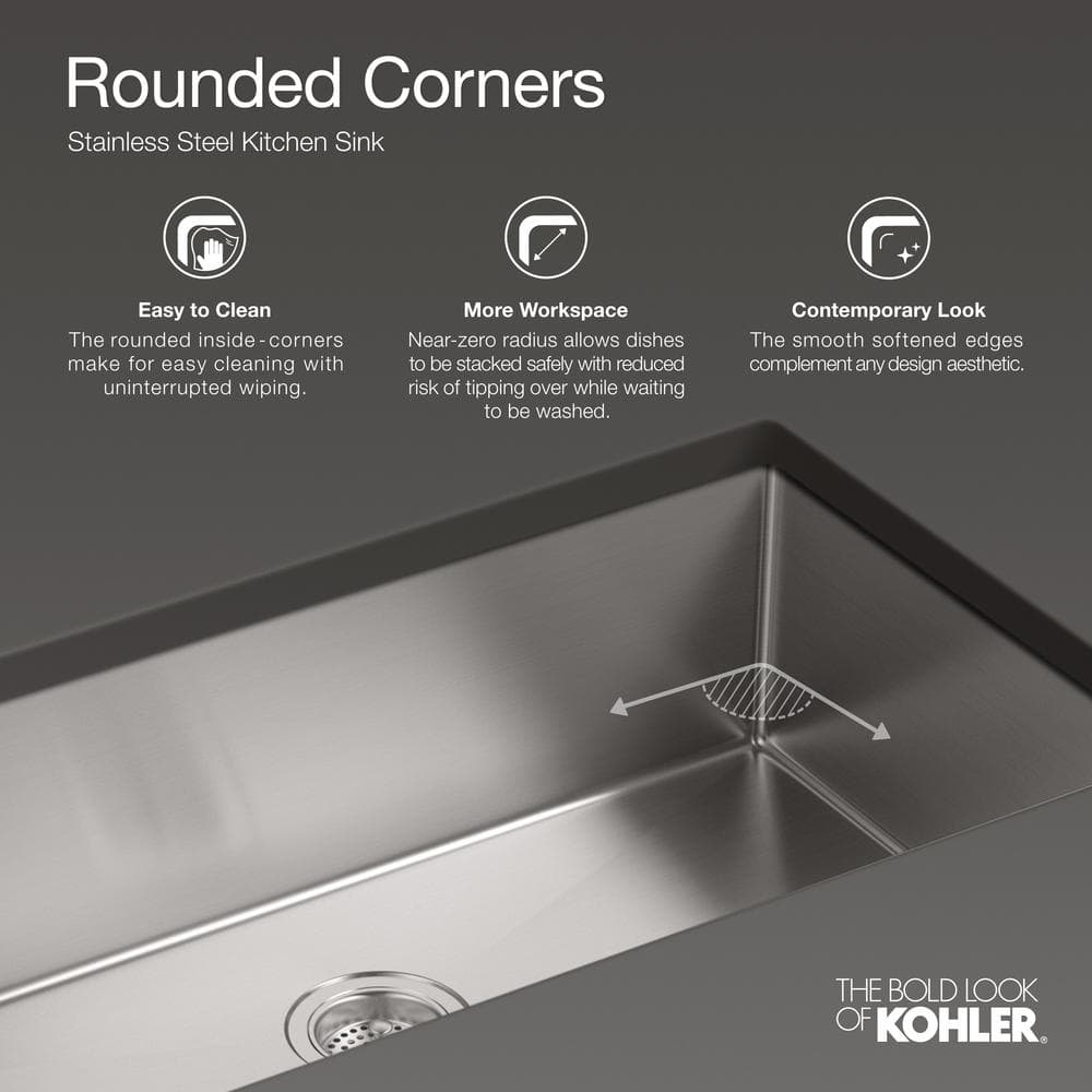 33-Inch Stainless Steel Double-Bowl Workstation Kitchen Sink