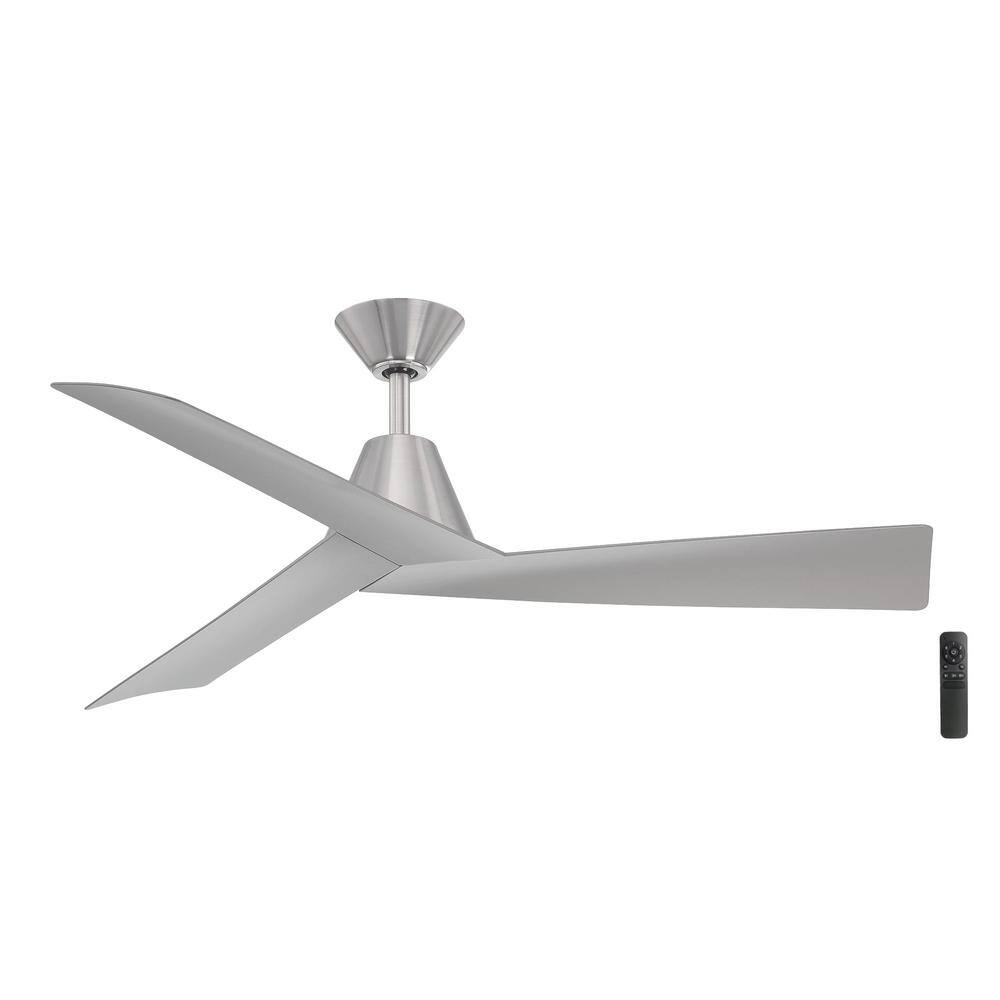 Home Decorators Collection Easton 52 in. Indoor/Outdoor Brushed Nickel Ceiling Fan with Remote Control