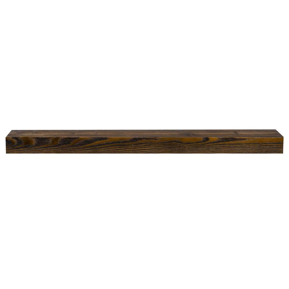 Dogberry Collections 72 in. x 6 in. Dark Chocolate Solid Timber