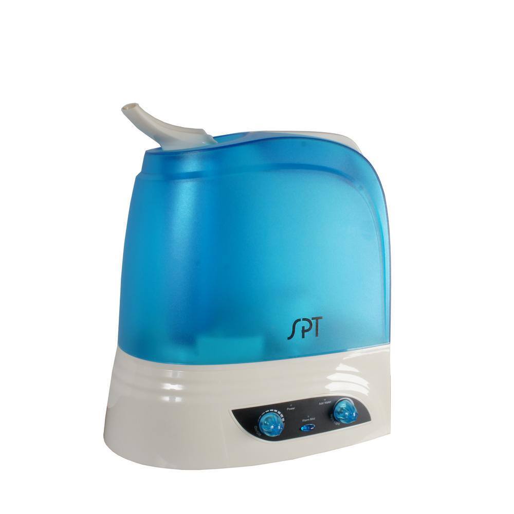 SPT Blue and White Dual Mist Ultrasonic Humidifier