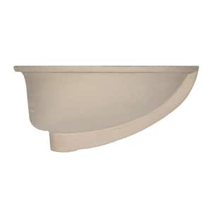 19.5 in. Undermount Oval Vitreous China Bathroom Sink in White