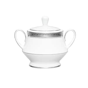 Noritake Crestwood Gold 10 fl.oz White Porcelain Sugar Bowl 4167-422 ...