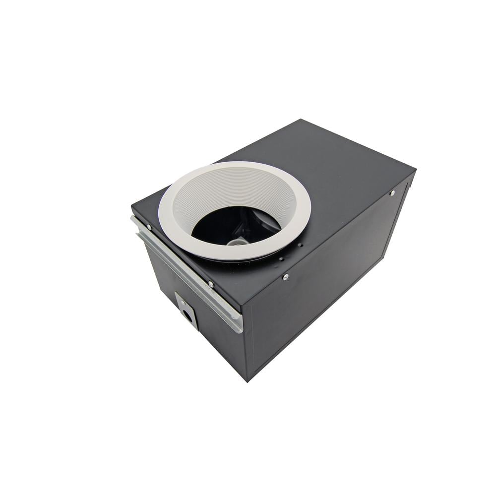 White Energy Star Ceiling Mount Bathroom Fan with Humidity Sensor
