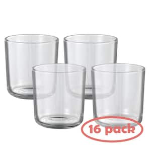 16PK - Votive Candle Holder - Wedding Parties - Holiday and Home Decor - Clear - 3-1/4 in. Dia. x 3-1/2 in. H