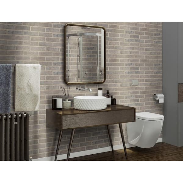 MSI Capella Taupe 2.25 in. x 10 in. Matte Porcelain Floor and Wall Tile  (5.15 sq. ft./Case) NCAPTAUBRI2X10 - The Home Depot