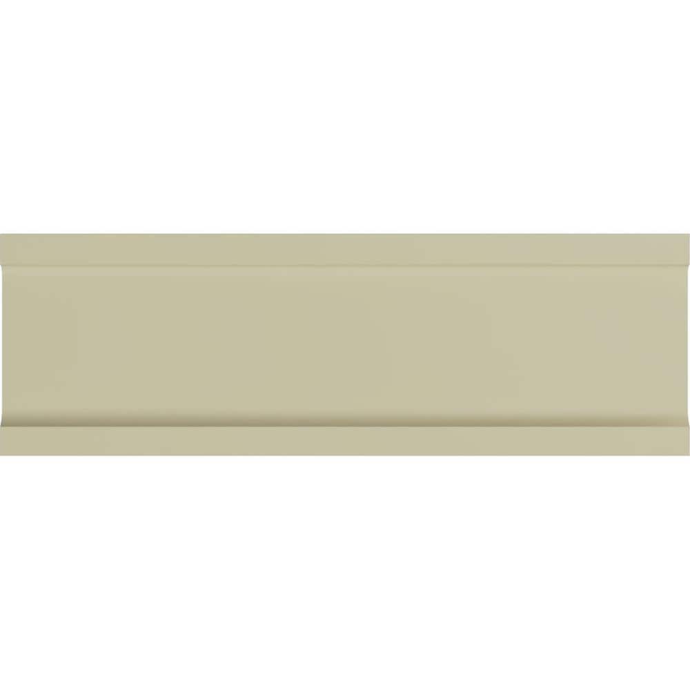 Primed White Polyurethane Rose Chair Rail Moulding