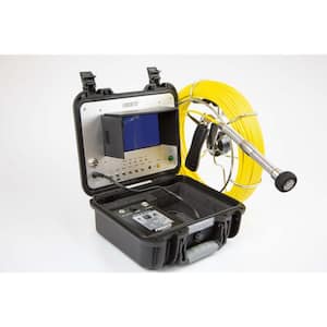 Portable 130 ft. cable, Color Sewer/Drain/Pipe inspection Camera W/ 512Hz Sonde Transmitter