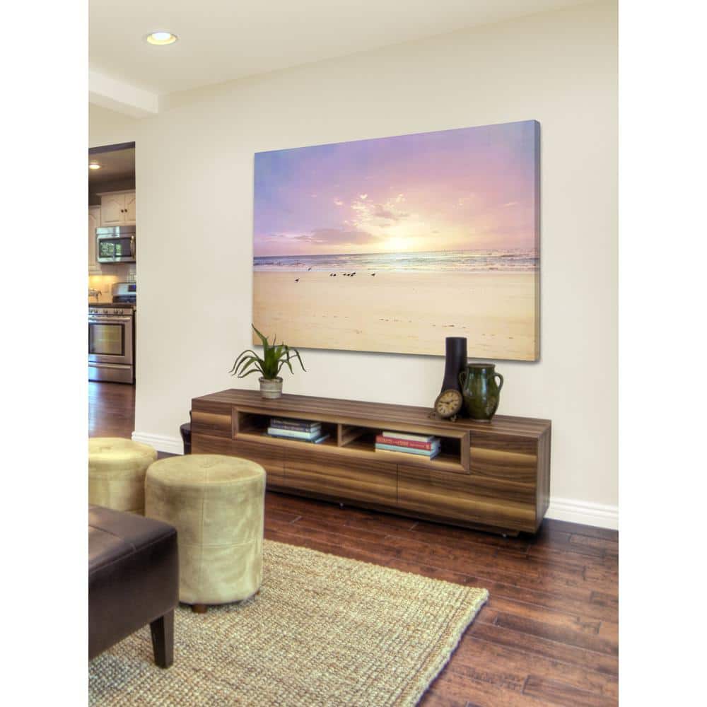 12 in. H x 18 in. W The Beach is My Happy Place by Marmont Hill Printe