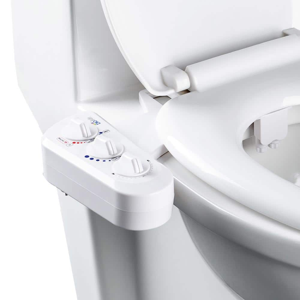 BIO BIDET BB-270 Non-Electric Economy Class DUO Bidet Attachment In ...