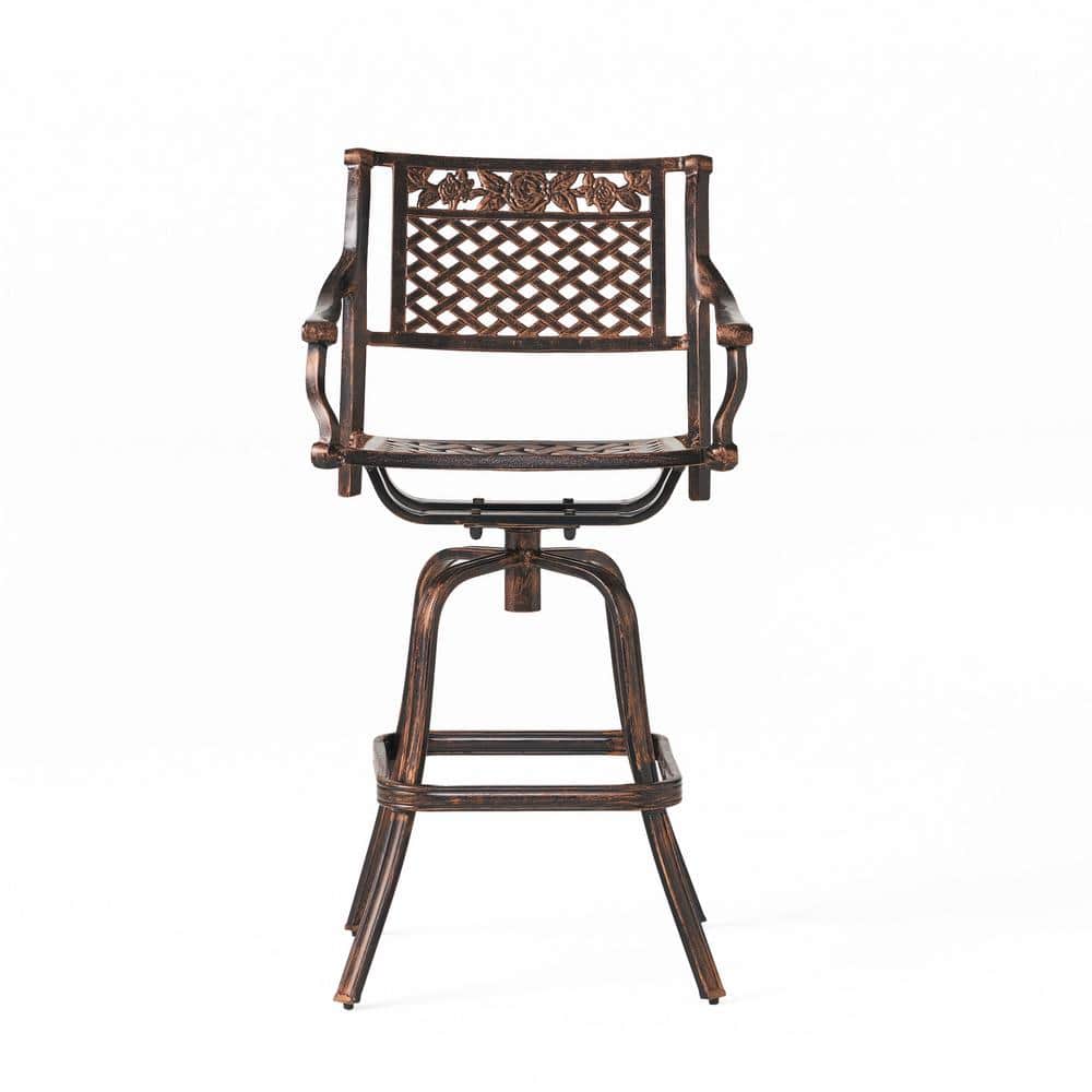 Reviews for Noble House Sebastian Aluminum Outdoor Patio Bar Stool Pg