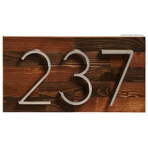 Small Rustic Wood Address Plaque