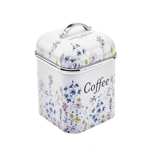 Laura Ashley Stainless Steel 3-Pieces Canister Set Wild Meadow