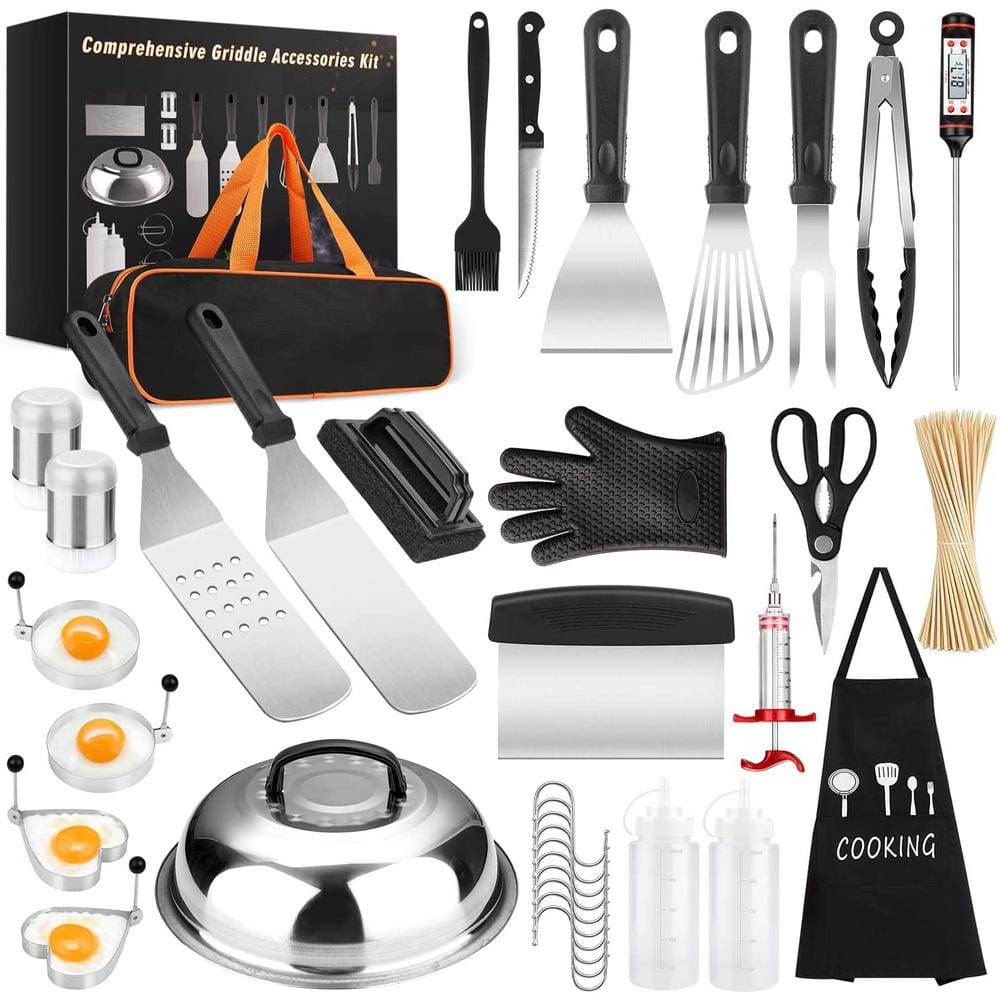 Commercial Chef Griddle Accessories Kit - Flat Top Grill Accessories -  Griddle Tools 36PC