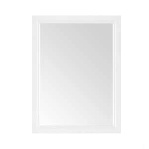 Sandon 24.00 in. W x 32.00 in. H Framed Rectangular Bathroom Vanity Mirror in White