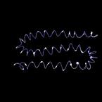 12 ft. Pre-Lit LED Battery Operated Blue Single Braided Garland (Bundle of 2)