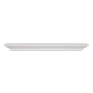 5 ft. Crisp White Cap-Shelf Mantel