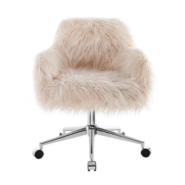 Get a Luxury Faux Fur Office Chair Heating Pad - Zonli