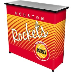 Houston Rockets Hardwood Classics Red 36 in. Portable Bar