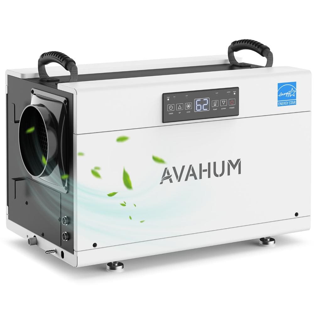 145 pt. 6000 sq. ft. Commercial Bucketless Dehumidifiers in. White for Basements, Industrial Energy Star price history on PriceWatchPro