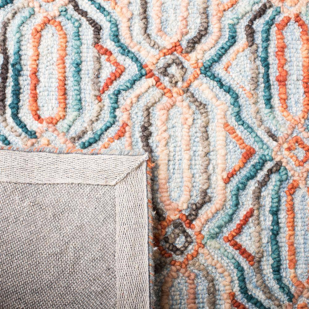 Trace TRC511 Hand Tufted Indoor Area Rug - Light Blue/Blue - 8'x10' - Safavieh