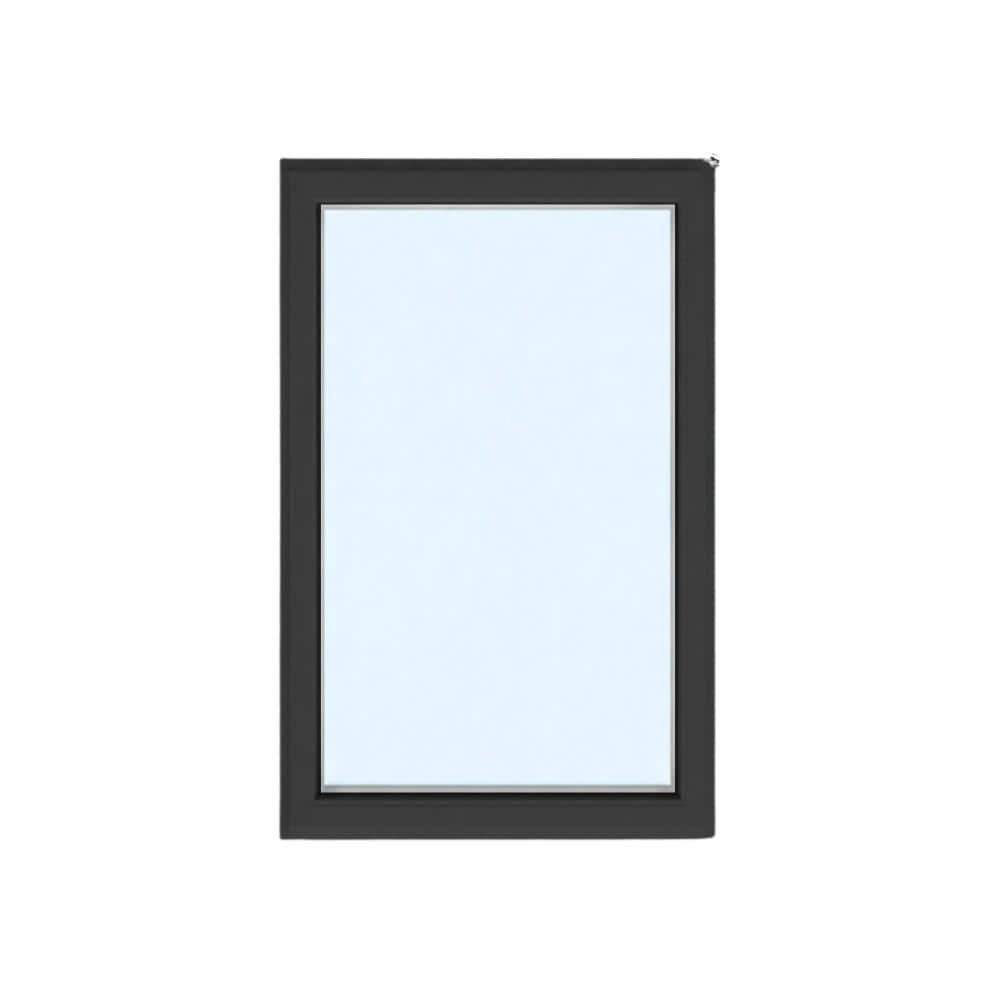 Avora Doors and Windows 36 in. x 60 in. Elite Euro Black Exterior