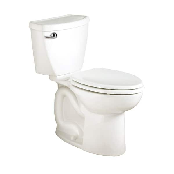 American Standard Cadet 3 Powerwash Tall Height 10 in. Rough 2-Piece 1.6 GPF Single Flush Elongated Toilet in White, Seat not Included