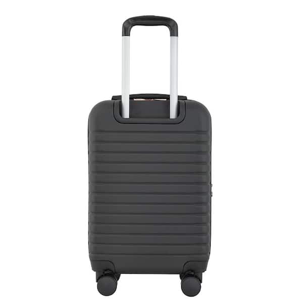 Kensie 20 in. Black Hardcase Expandable Carry-on Luggage KN-91220