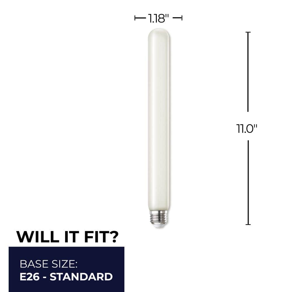 Frosted White Dimmable LED Tube Bulb for Commercial Use