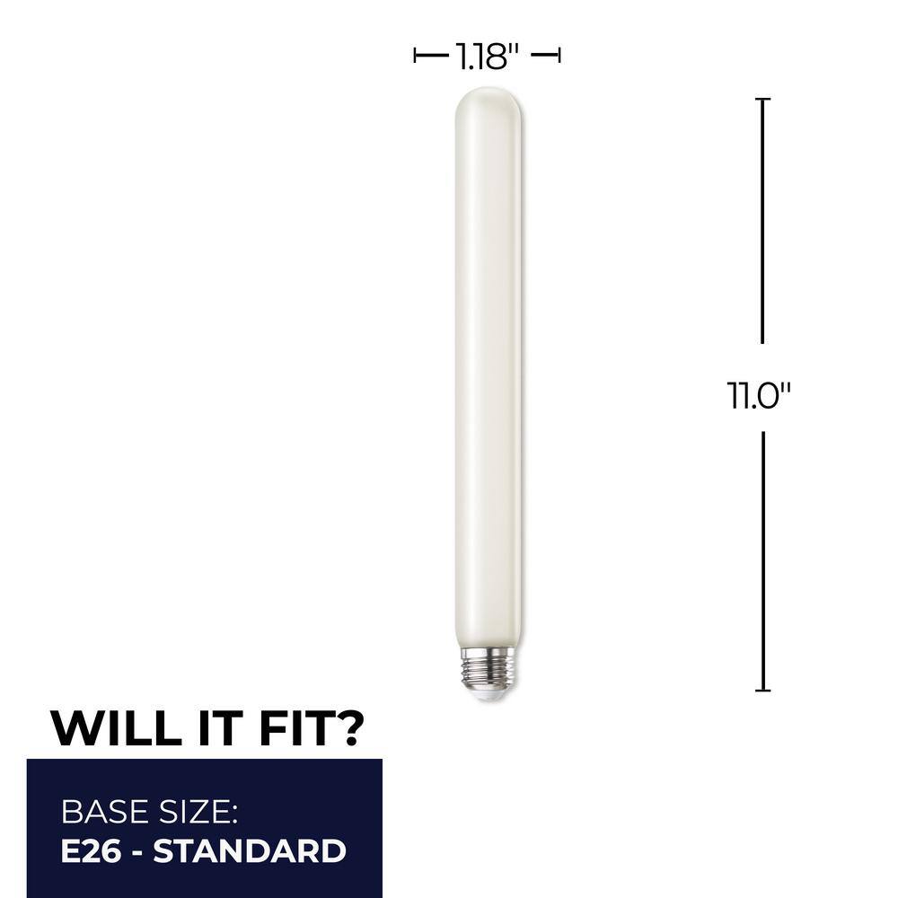 Frosted White Dimmable LED Tube Bulb for Commercial Use