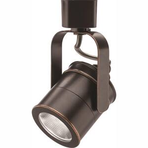 Spotlight 1-Light Oil-Rubbed Bronze Integrated LED Track Lighting Head