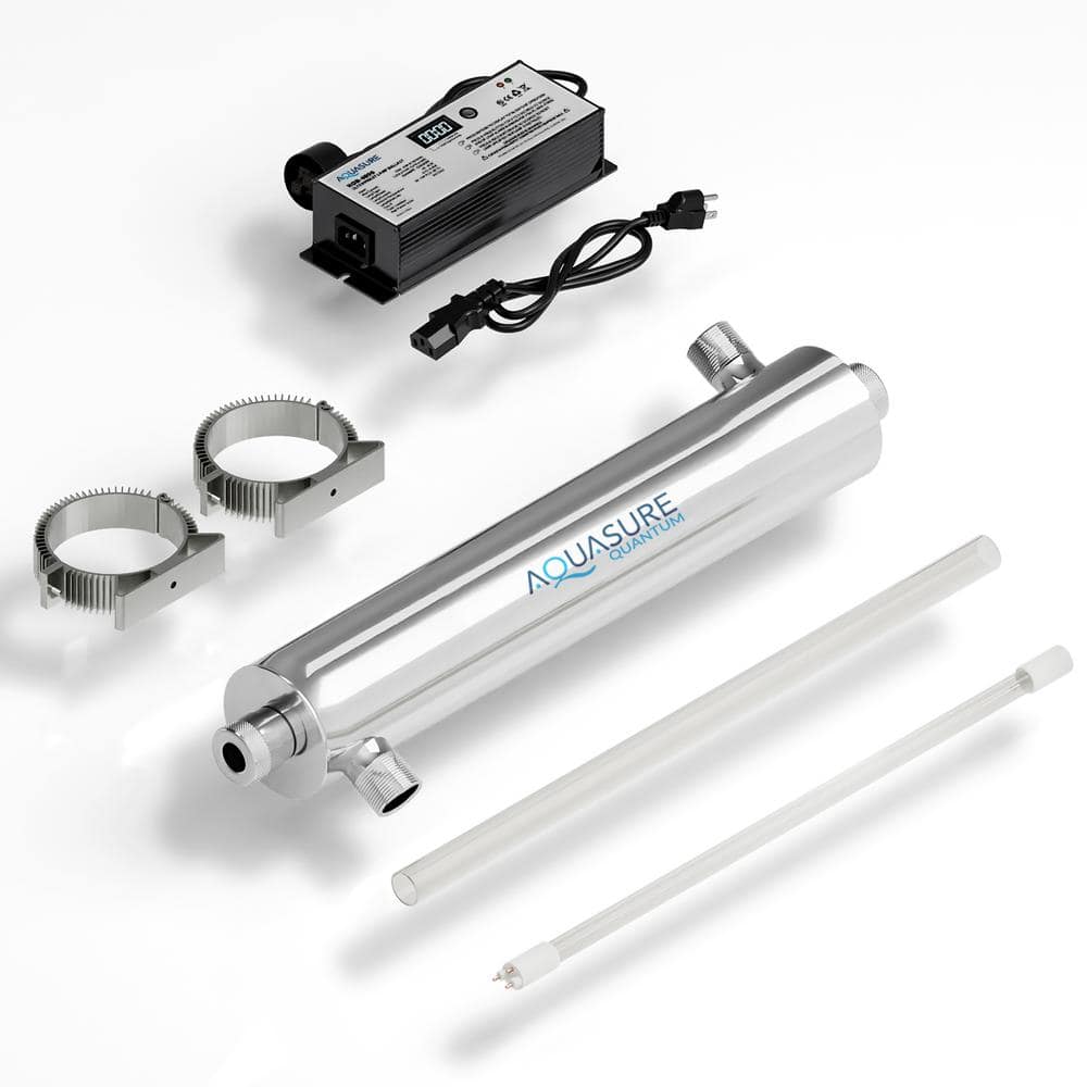 Quantum Series 18 GPM Ultraviolet UV Light Water Filter System for Whole Ho