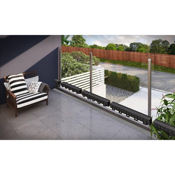 U.S. TRENCH DRAIN Deep Series Invisible Edge 9.84 ft. L x 5.4 in