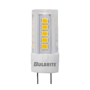 40 - Watt Equivalent Warm White Light T4 (G9) Bi-Pin, Dimmable Clear LED Light Bulb 2700K (2-Pack)