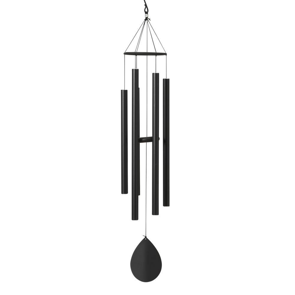 RCS Gifts 28-in Whitewash Metal Wind Chime at