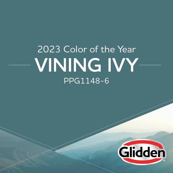 Glidden Essentials 1 gal. Vining Ivy PPG1148-6 Eggshell Interior Paint  PPG1148-6E-01E - The Home Depot