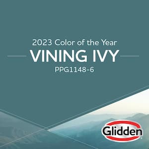 1 gal. Vining Ivy PPG1148-6 Flat Interior Paint