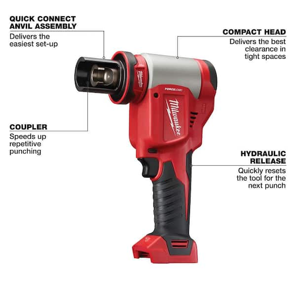 Milwaukee M18 18V Lithium-Ion Cordless FORCE LOGIC 1/2 in. to 4 in