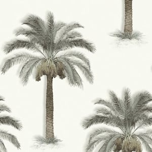 Beige Palm Trees Wallpaper
