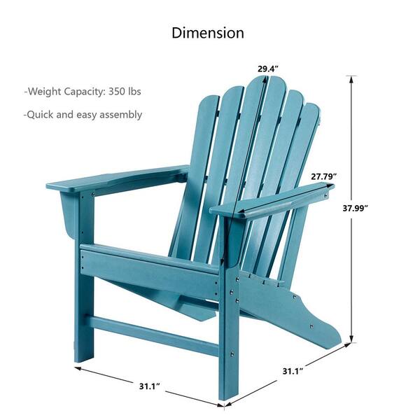 high weight capacity adirondack chair