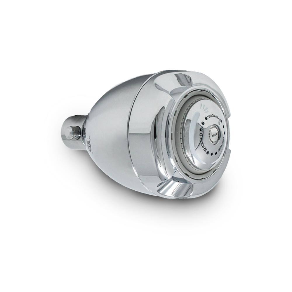 Niagara Multi-Function Shower Head – 3 Spray Settings, Water Conserving, Chrome Finish (New Unopened)