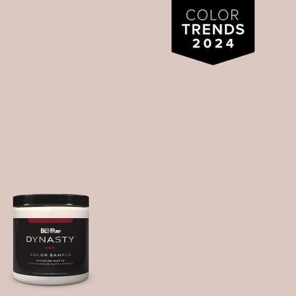BEHR DYNASTY 8 oz. #N160-2 Malted Matte Stain-Blocking Interior/Exterior Paint & Primer Sample