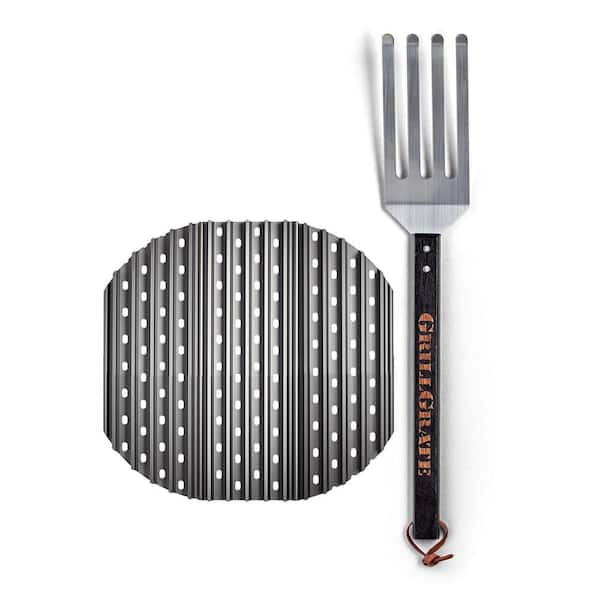 GrillGrate 17 in. x 18.33 in. Sear 'n Sizzle Grates for 28 in. Blackstone Griddles (2-Piece)