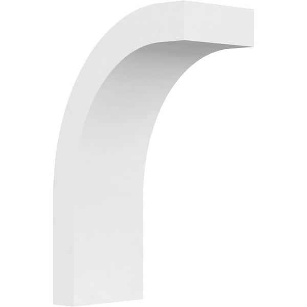 Ekena Millwork 3"W x 6"D x 10"H Standard Heritage Architectural Grade PVC Knee Brace